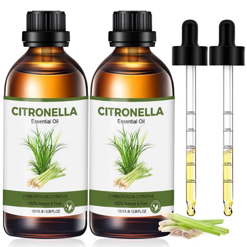 2x100ml citronella oil - citronella, pure