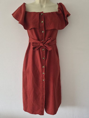 Zara red off shoulder - red, off-shoulder