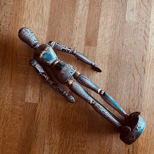 Old drawing doll model - ,