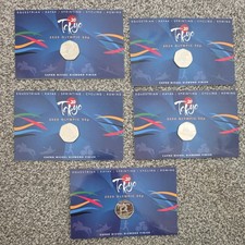 2021 50p tokyo olympic coins - 2021,