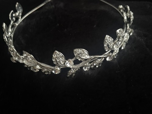 Silver sparkly hair - silver, bands