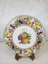 Royal Worcester Fruit Basket 11" Cake Plate