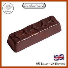 CW2363 – Chocolate World – Enrobed Bar Medium Polycarbonate Mould
