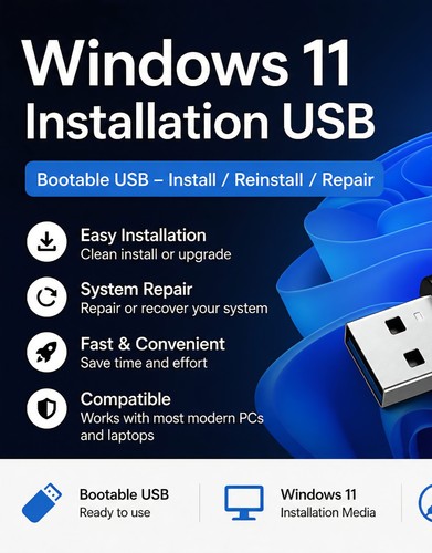 Windows usb installation - usb,