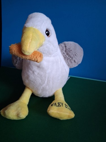 Seagull plush toy with chip - seagull,