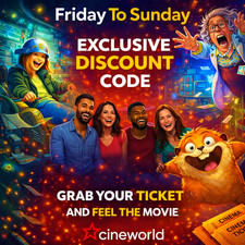 2 x Cineworld Cinema Ticket