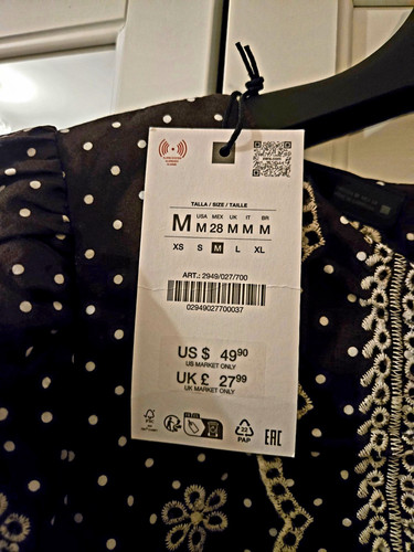 Zara women black white - black,