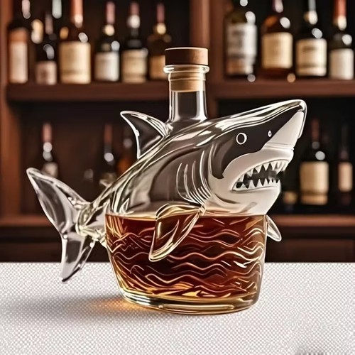 Whiskey shark bottle creative - whiskey,