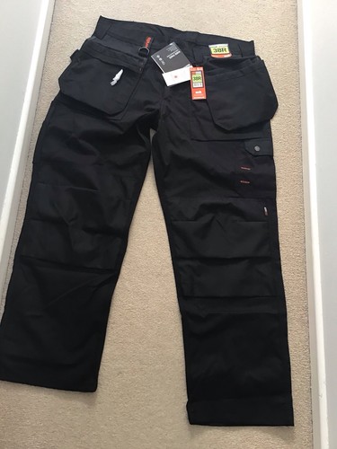 Scruffs black worker trousers - black,