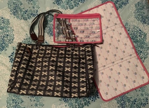 Pink lining changing bag - pink,