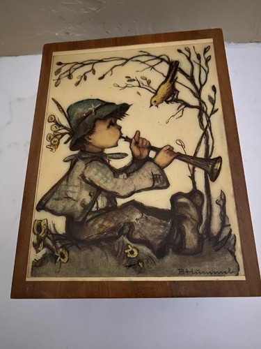 Vtg hummel swiss music box - vtg, boy