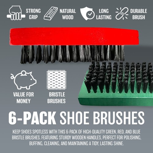 Set shoes brush wood - shoes,