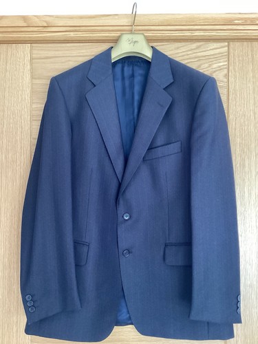 Men navy blue pinstripes - navy,