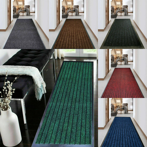 Rubber backed door mat - backed, heavy