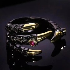 Gothic Ring, Statement Ring, Adjustable Ring, Thumb Ring, Open Ring, Unisex Ring