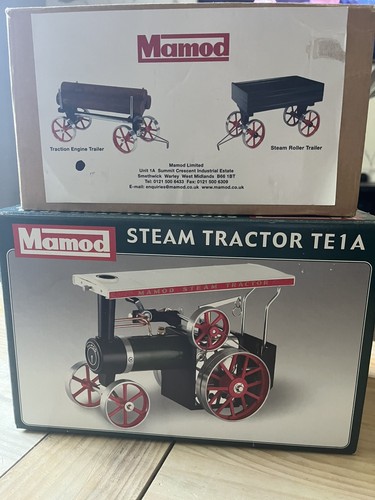 Vintage mamod steam tractor - steam,