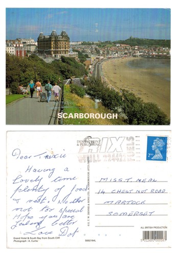 Postcard grand hotel and - postcard,