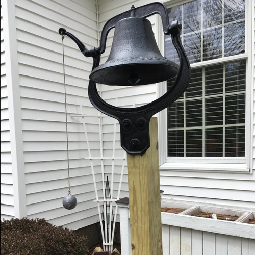 Dinner bell iron large cast - dinner,