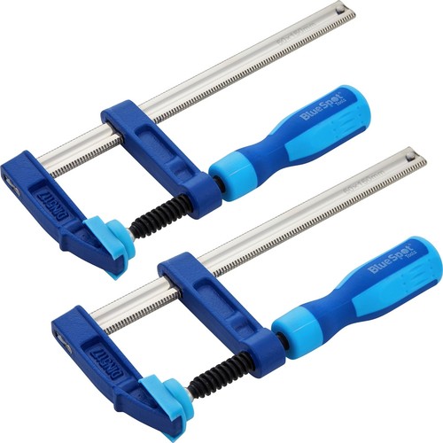 Bluespot 2pc clamps wood - bluespot,