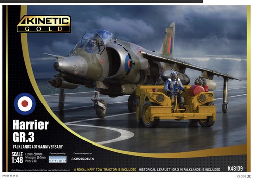 Kinetic bae harrier gr 3 - kinetic, 1/48