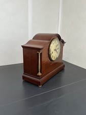 Antique mantle clock 8 day striking , the Baden clock Co Germany C:-1920s Inlays