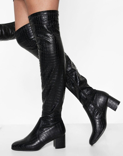 Womens black thigh high - womens,