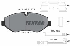 BRAKE PAD SET, DISC BRAKE FOR