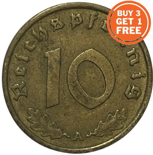 German reichspfennig from - 10,