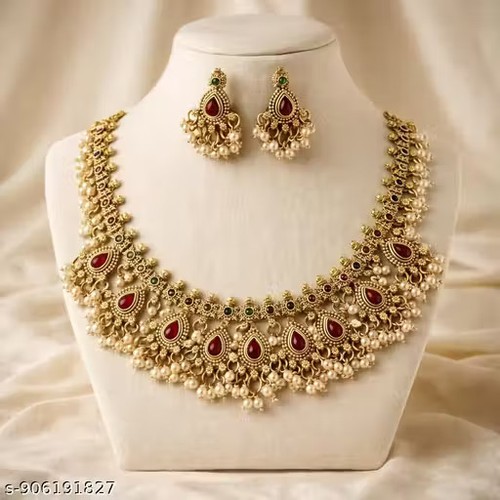 Gold plated jewellery - jewellery, set,rani