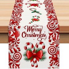Christmas Linen Red and White