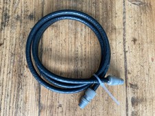 Black RG6 Coaxial TV Aerial Cable Male to Male approx 1m