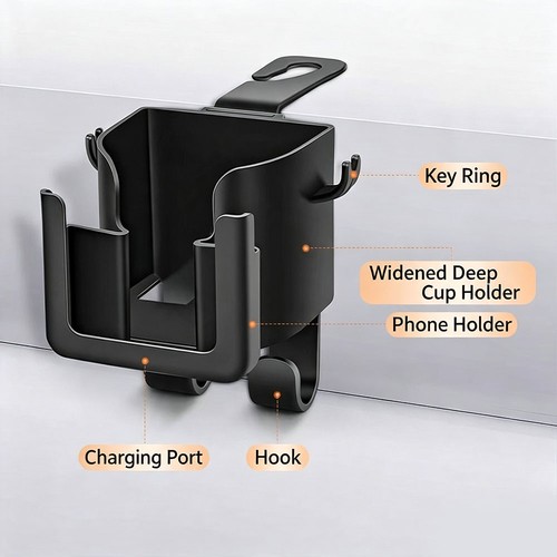 Car seat back storage rack - car,