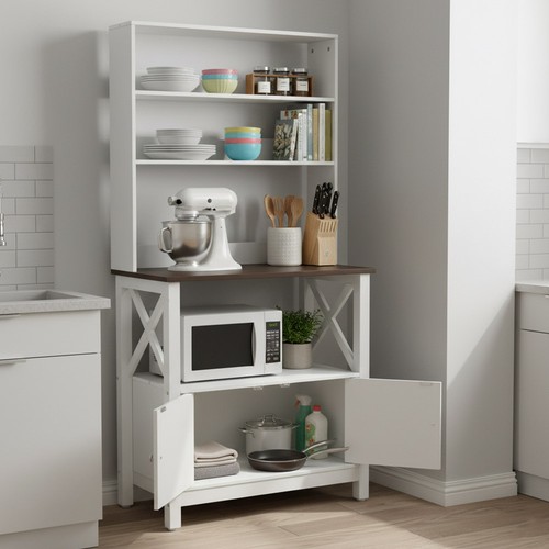 Tall sideboard cabinet - sideboard, 3-tier