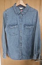 H&M Light Denim Fitted Shirt