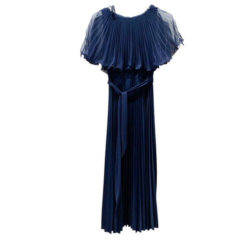 Pleated capelet tea length - pleated,