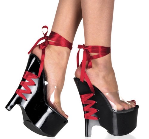 Pleaser beau692 black clear - beau692,
