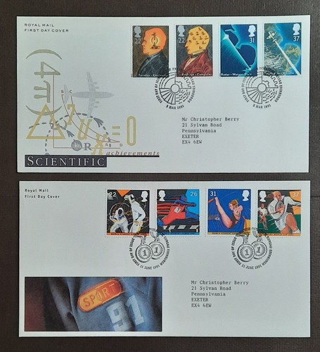 Great britain 1991 first day - great,