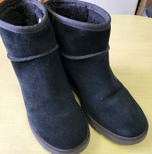 Ugg ladies black - ladies, leather