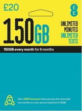EE 50GB Pay As You Go SIM Card