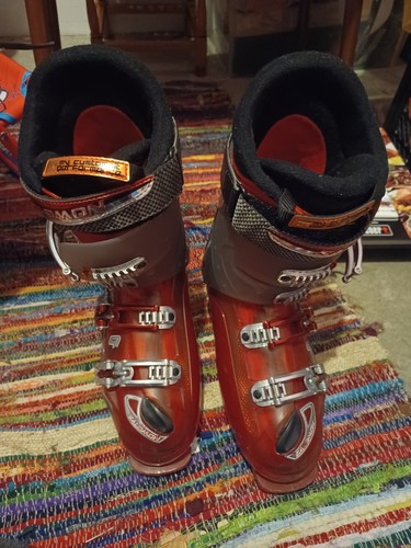 Salomon ski boots red black - salomon,