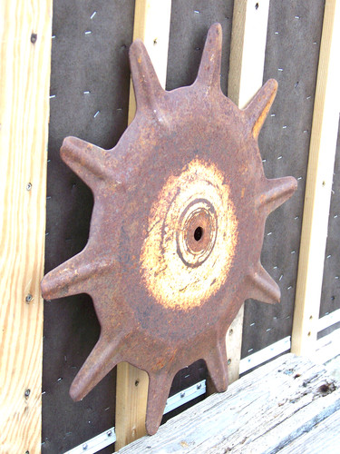 Industrial farm rusty rotary - farm,