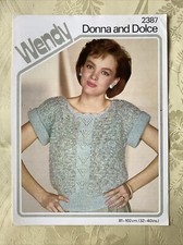 Wendy knitting pattern 2387