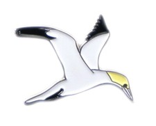 Gannet Metal Enamel Pin Badge
