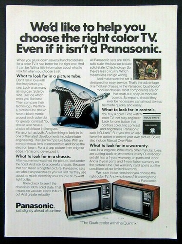 1975 panasonic color - 1975,