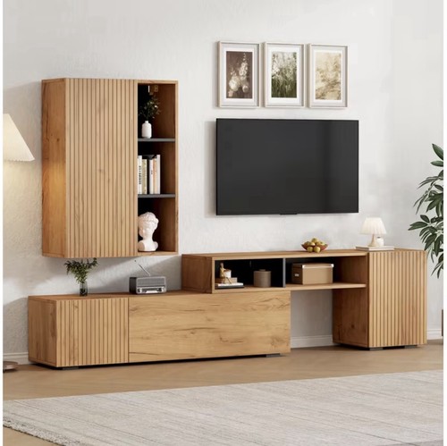 Modern wall unit set with - wall,