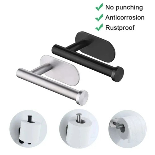 Stainless steel toilet roll - stainless,