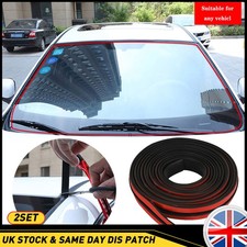2SET T Shape Sunroof Rubber Seal Strip Trim Seal for Car SUV Windshield &sunroof