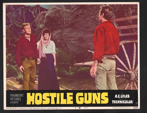 Hostile guns lobby card - hostile,
