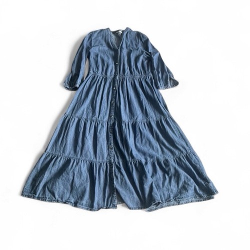 Clothing blue denim dress - clothing, |