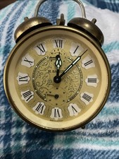 VINTAGE H Samuels 70's CLASSIC ALARM CLOCK - USED Working Condition See Vidieo